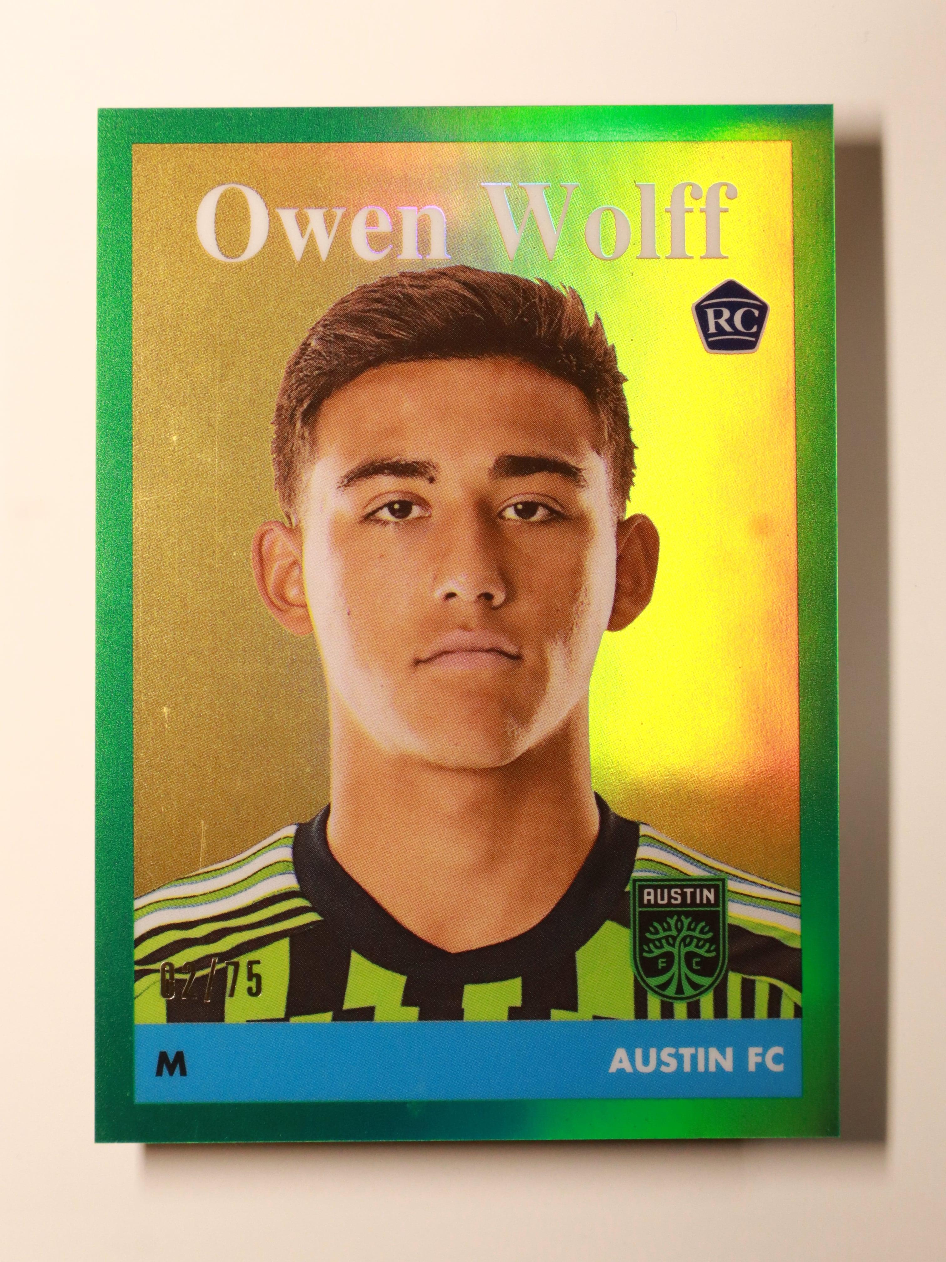 Owen Wolff – 2023 Topps Chrome MLS – 1958 Variation - Duplicate 1