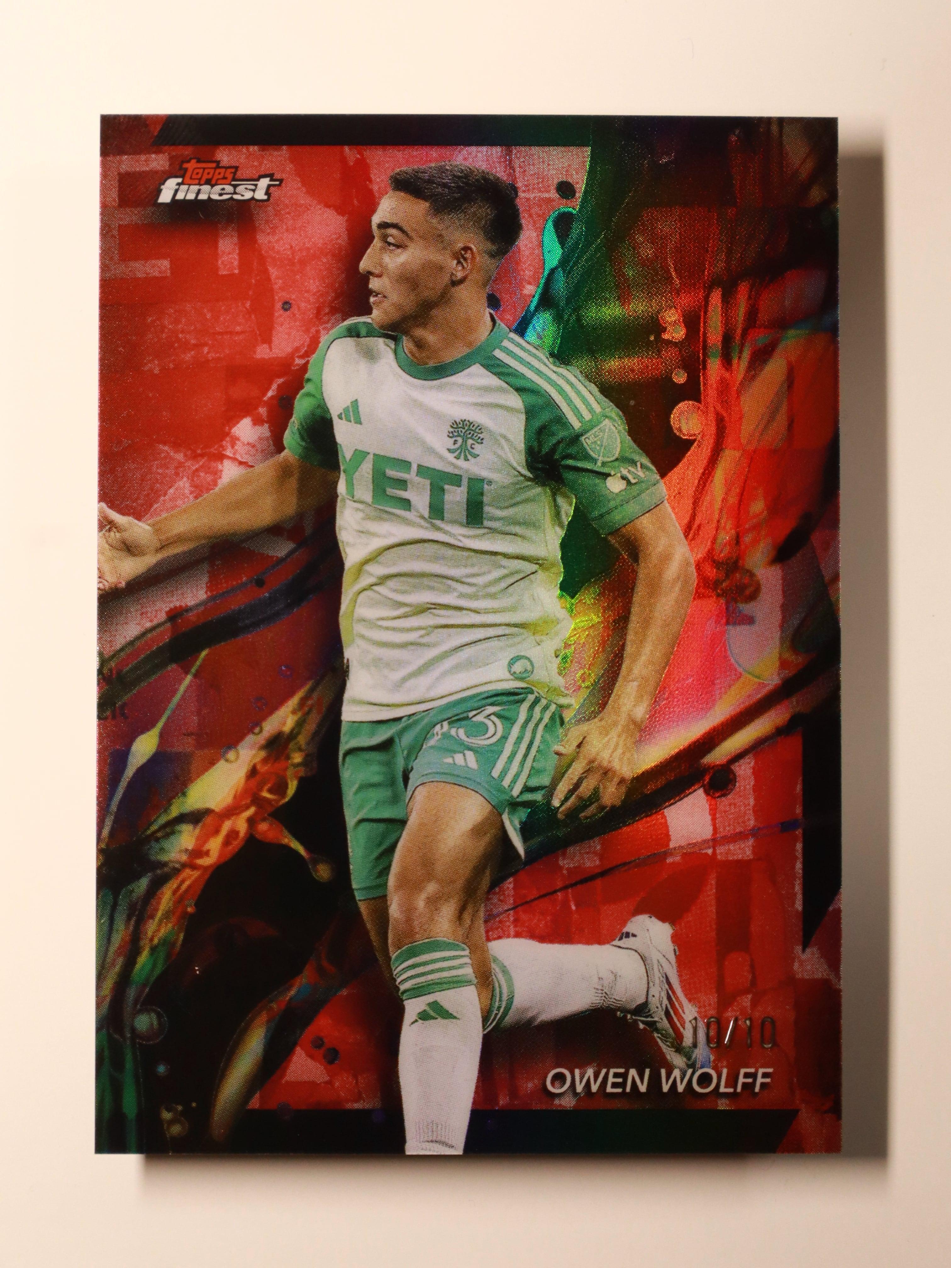 Owen Wolff – 2023 Topps Finest MLS /10 - Duplicate 1