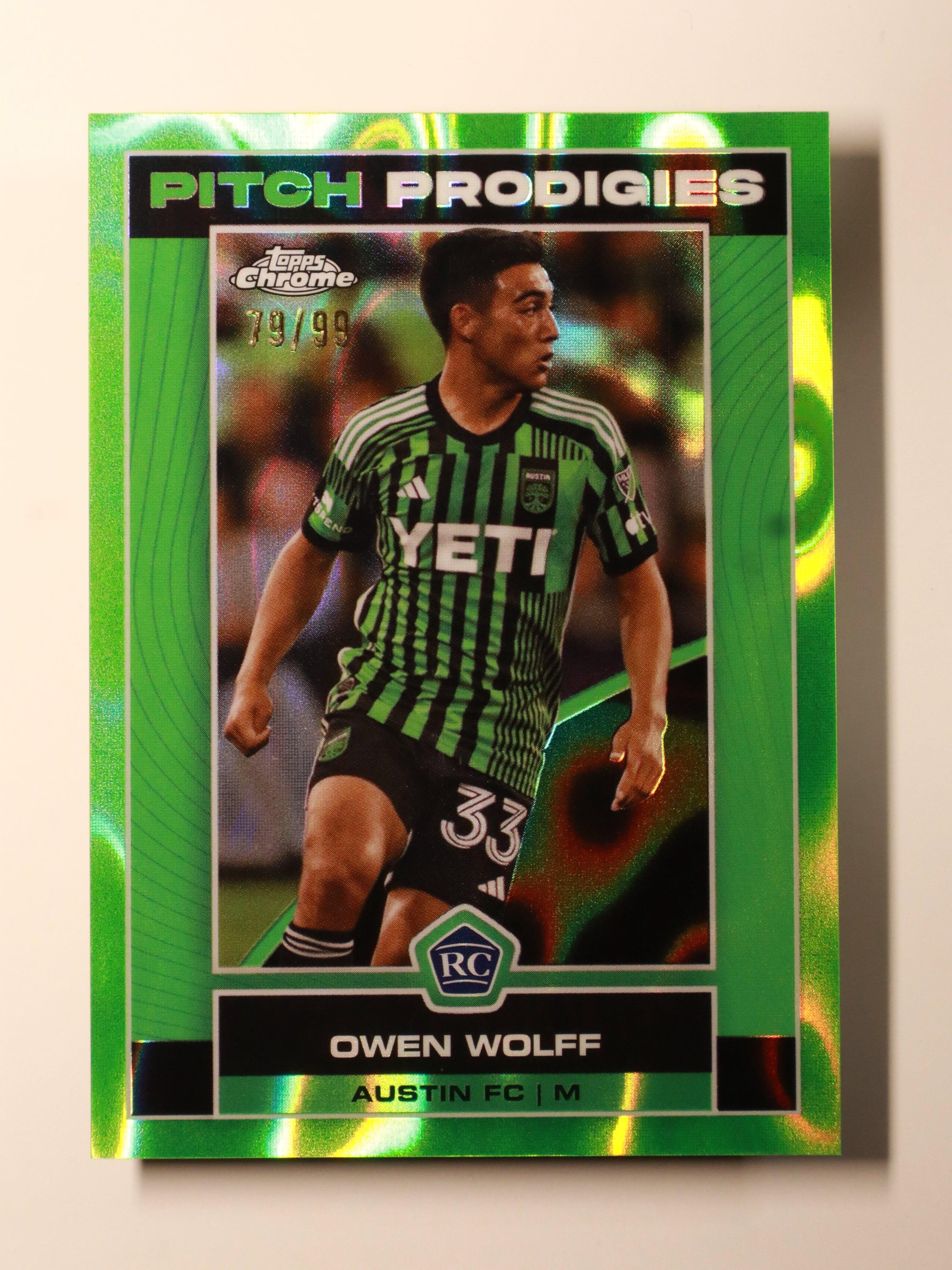 Owen Wolff – 2023 Topps Chrome MLS – Pitch Prodigies - Duplicate 1