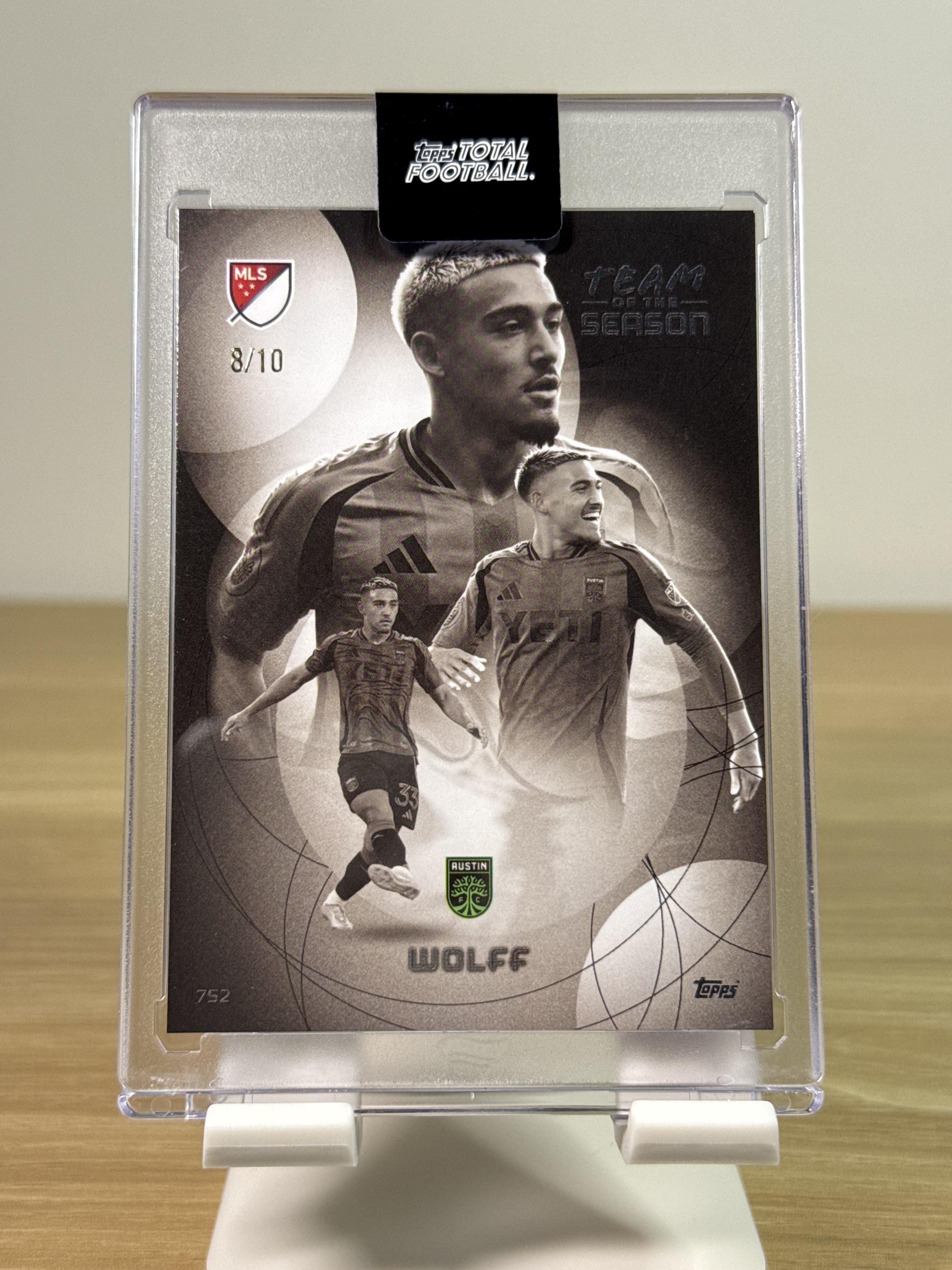 Owen Wolff - 2025 Topps Total Football – TOTS /10 - Front